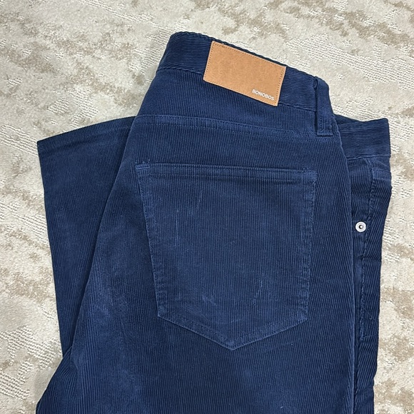 Bonobos 33/34 tailored fit corduroy- navy, like new! - Picture 5 of 5